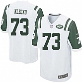 Nike Men & Women & Youth Jets #73 Klecko White Team Color Game Jersey,baseball caps,new era cap wholesale,wholesale hats